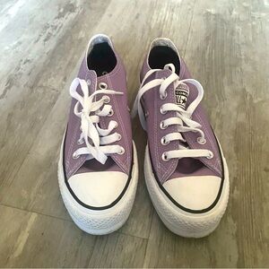 Purple platform converse.
